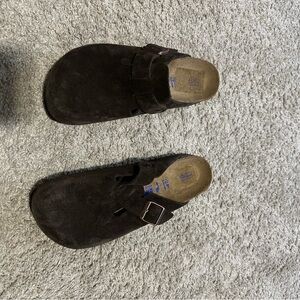 Birkenstock Boston Suede Clogs Brown Size 41 EU / 8-8.5 US Regular